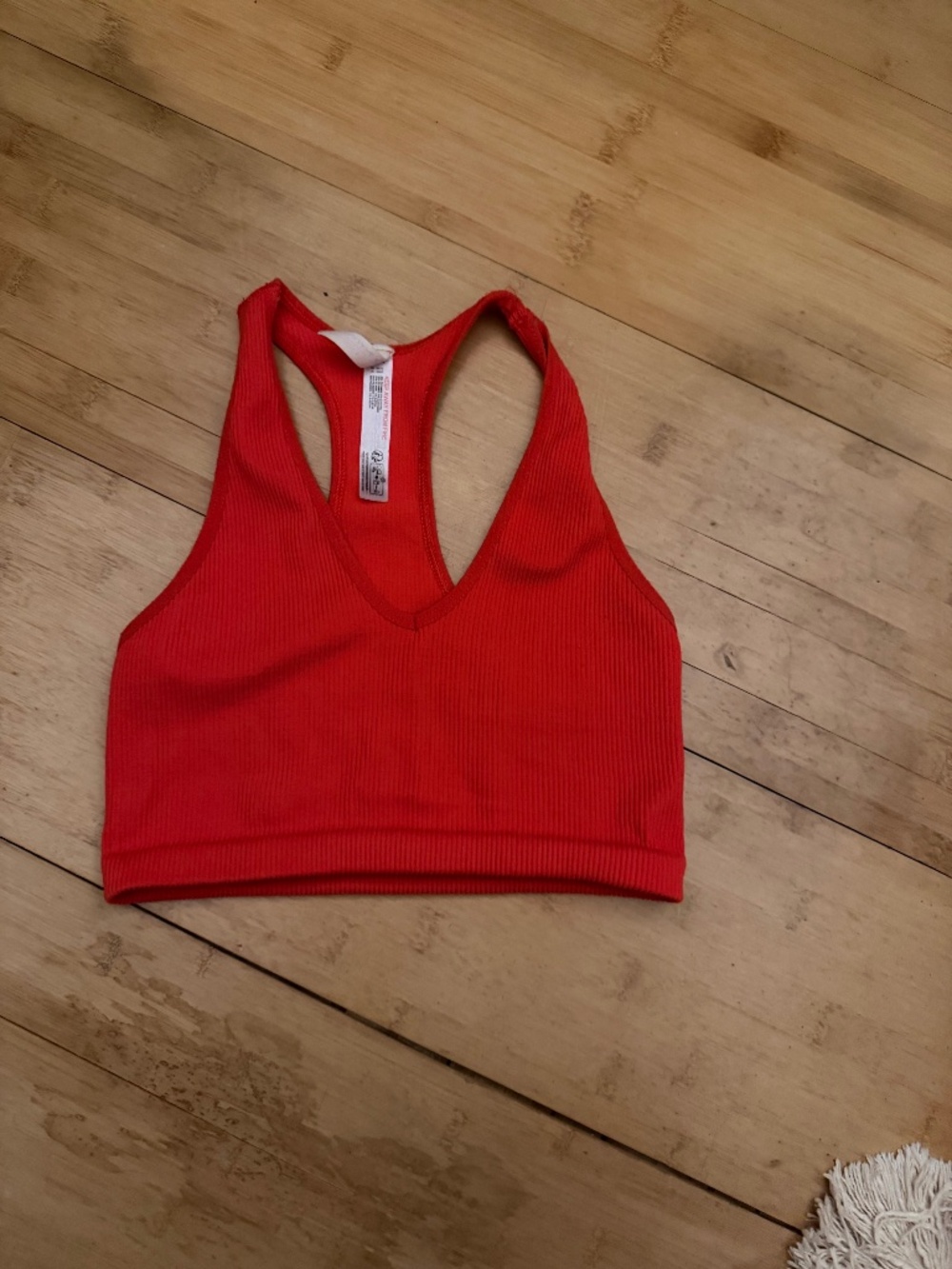 Free people racerback crop tank top